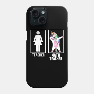 Teacher vs Math teacher Phone Case