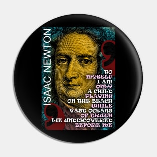 Isaac Newton Inspirational Quote 2 Pin