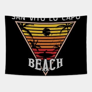 Beach day in San Vito Lo Capo Tapestry