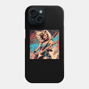 Taylor Swift vintage dnd style art Phone Case