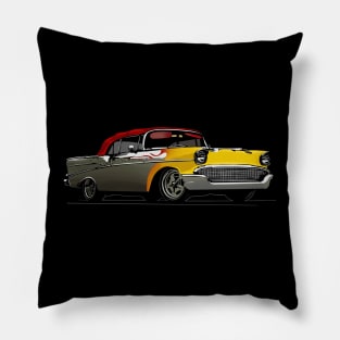 1956 chevy Pillow