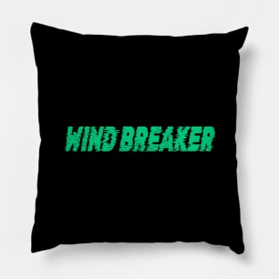 Wind Breaker Anime Title Typography Inspired WB-1 Pillow