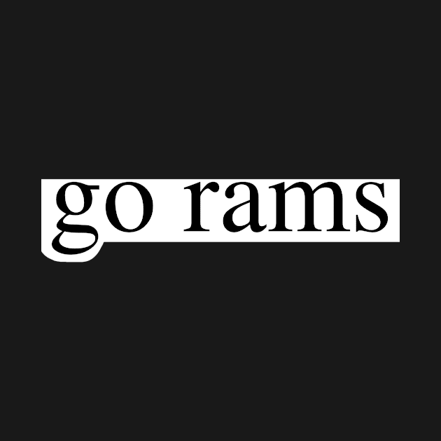 go rams by delborg