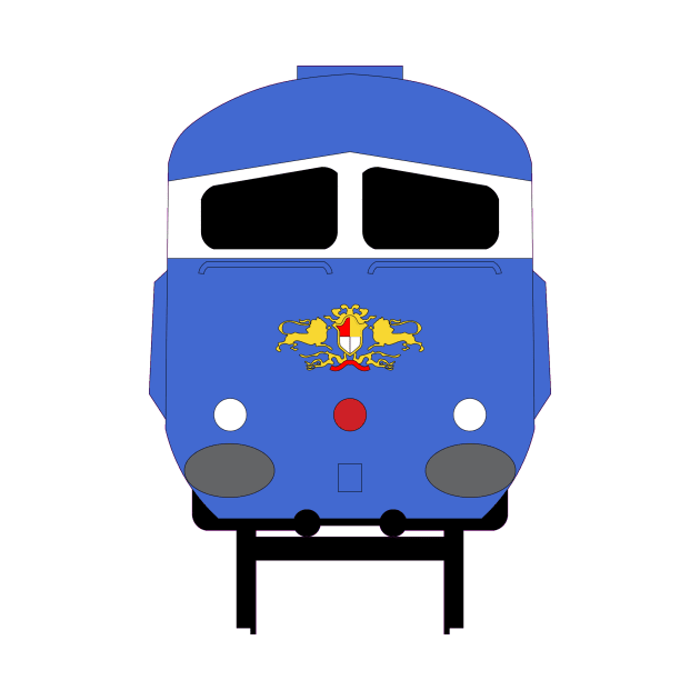 Blue Pullman Train in Nanking Blue Livery by ontherails