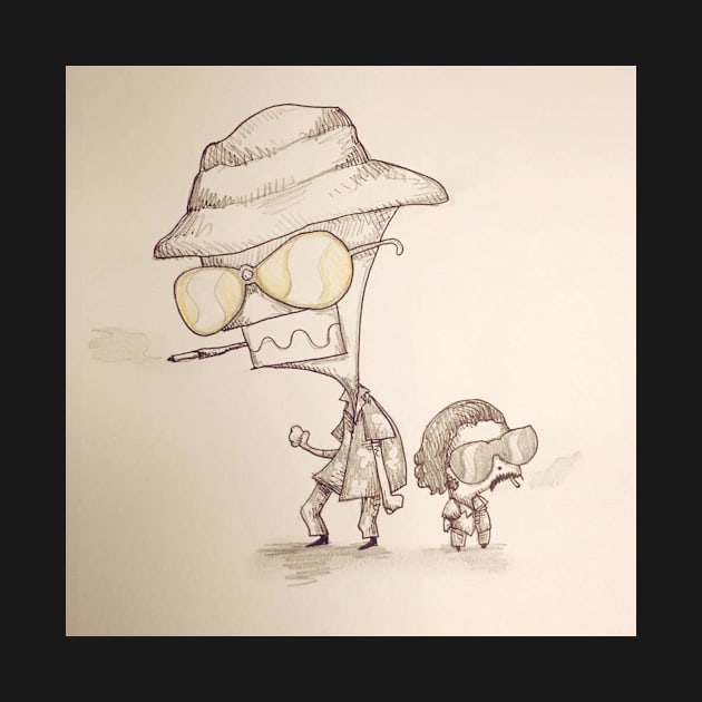 Fear and Loathing Invader Zim Gir by raimundojob