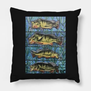 Peacock bass dream team Pillow