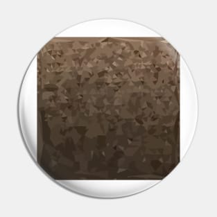 Antique Brass Camo Abstract Low Polygon Background Pin