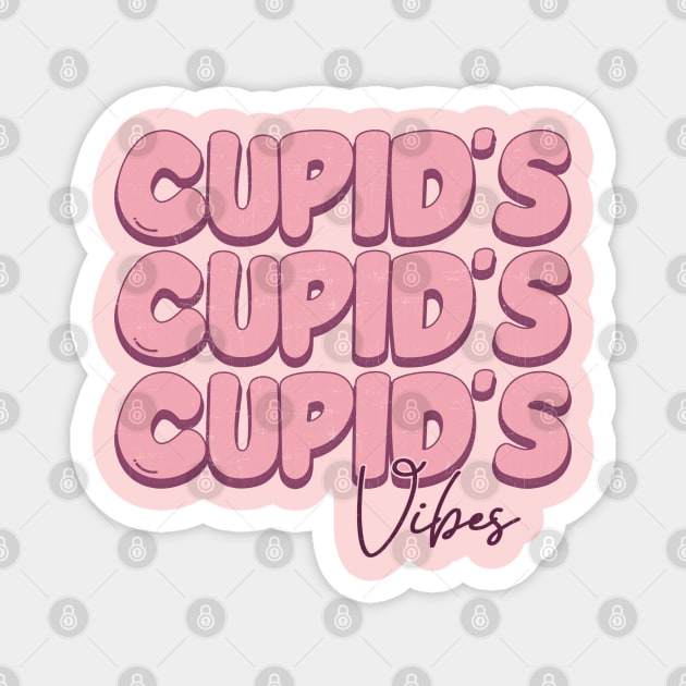 Cupids Vibes Valentines Day Magnet by Pop Cult Store