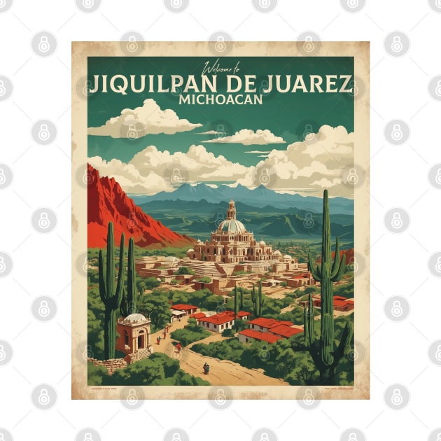 Jiquilpan de Juarez Michoacan Tourism Travel Vintage by TravelersGems