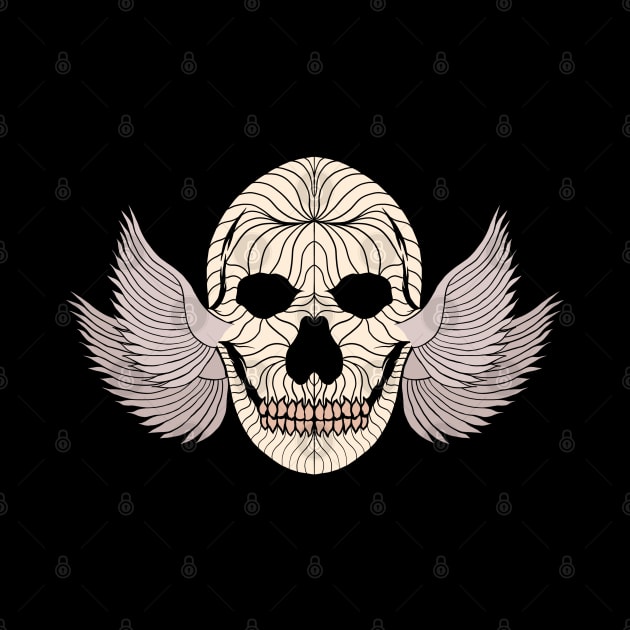 Wing Ear Skull by TheKillustrator