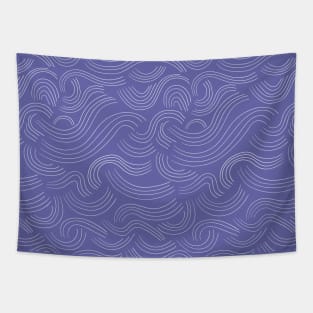 wavy abstract pattern Tapestry