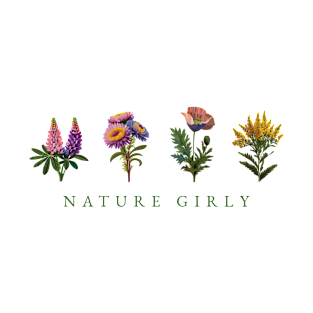 Nature Girly Wildflowers T-Shirt