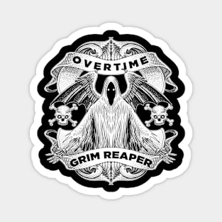 Overtime Grim Reaper Magnet