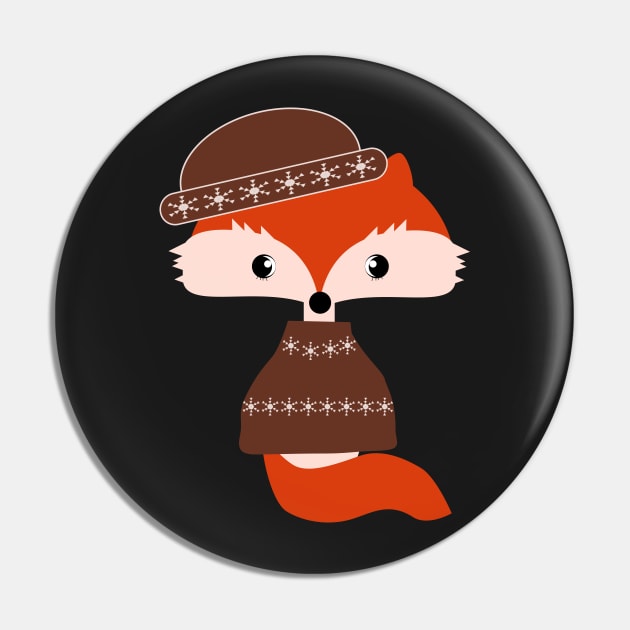 Winter fox Pin by cocodes