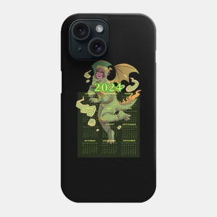 Health Jess 2024 New Year Green Earth Dragon Phone Case