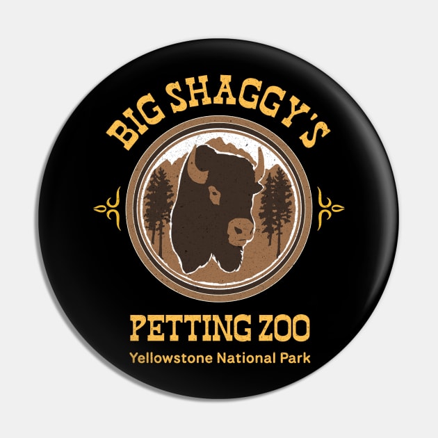 Yellowstone Bison Petting Zoo Pin by Cashmoney69