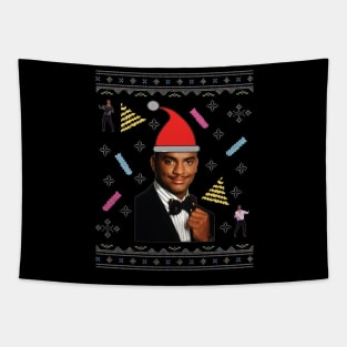 Fresh Prince Of Bel Air Carlton Dance Christmas Knit Pattern Tapestry