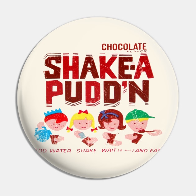 Shake-A Pudd'n - Retro Food - Pin