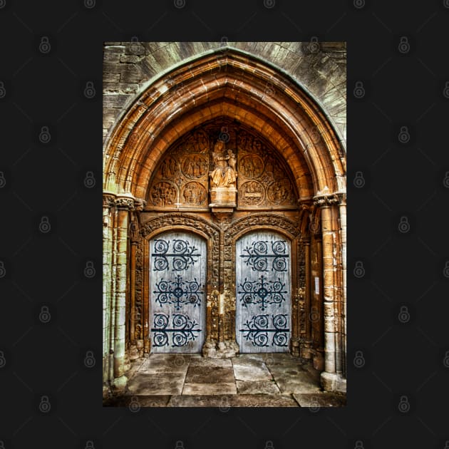 St Marys Church West Porch Door by InspiraImage