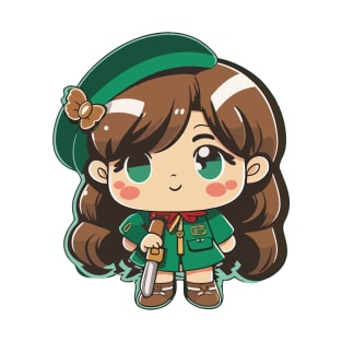 Cute chibi girl scout T-Shirt