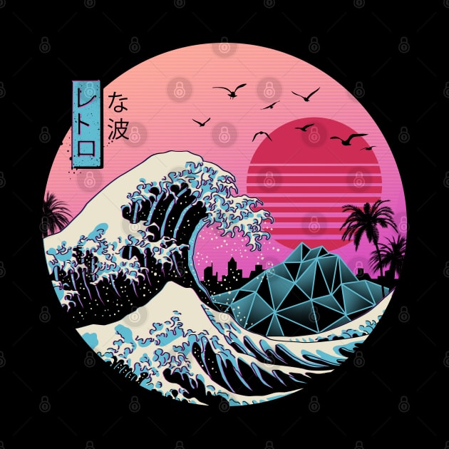 The Great Retro Wave by Vincent Trinidad Art