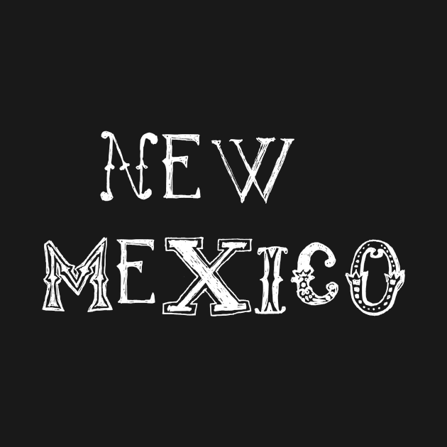 New Mexico 50 States Names by swagmaven