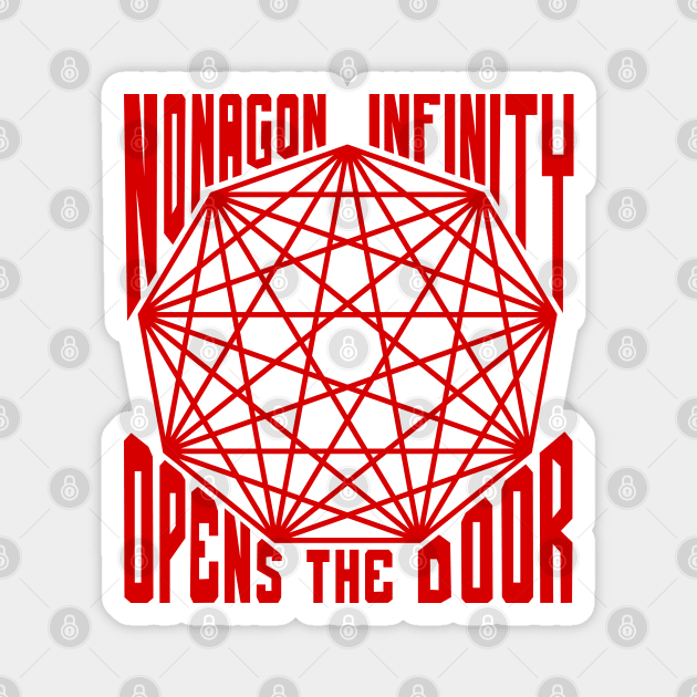 King Gizzard and the Lizard Wizard - Nonagon Infinity Opens the Door - Red Magnet by skauff