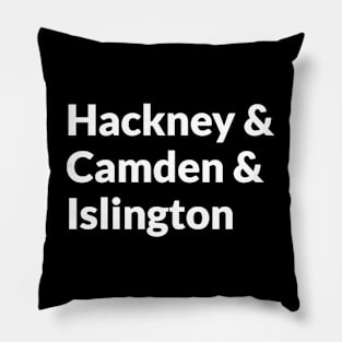 London neighbourhoods Pillow