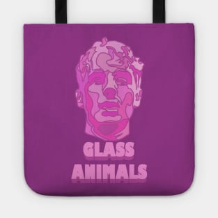 Glass Animals Raspberry Soda (Head and Logo) Tote