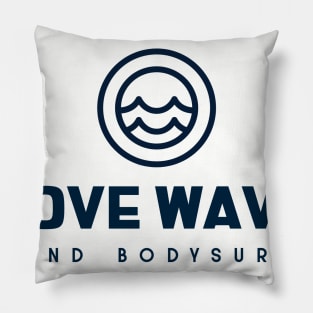 bodysurf and waves lover 1 Pillow