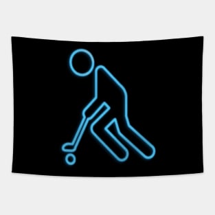 Field Hockey light Tapestry