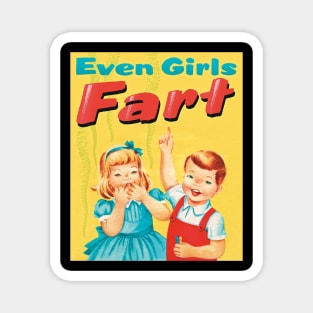 girl fart Magnet