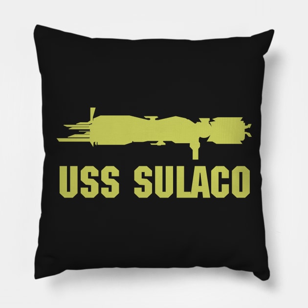 USS Sulaco Pillow by Meta Cortex