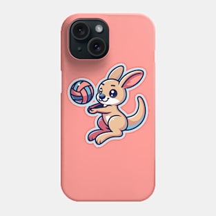 Cute Volleyball Kangaroo Phone Case