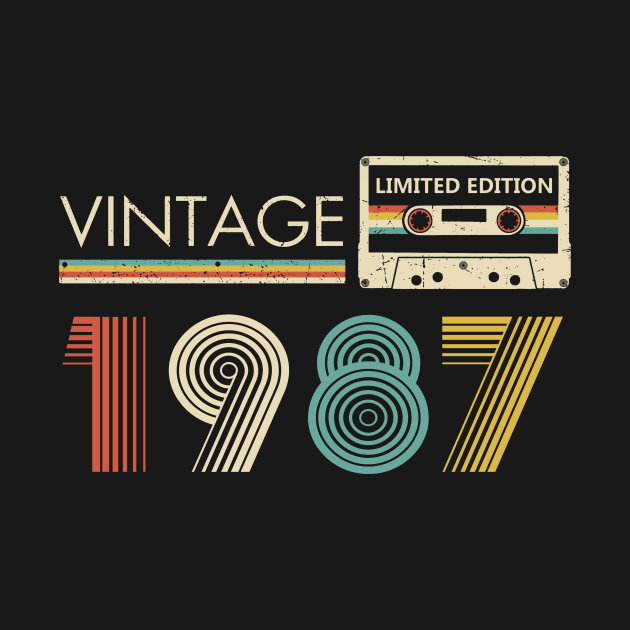 Vintage 1987 Limited Edition Cassette by louismcfarland
