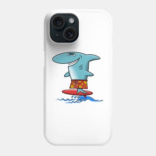 Do You Even Surf, Bro? Surfing Shark Phone Case