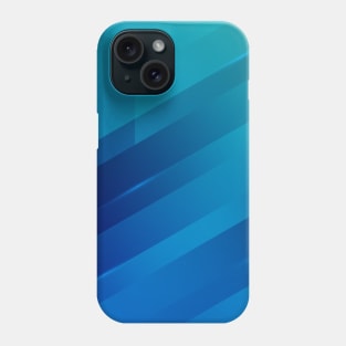 Modern blue gradient pattern Phone Case