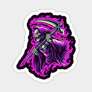 Fiery Grim Reaper on the Attack Magnet