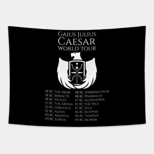 Gaius Julius Caesar World Tour - Ancient Roman Legion Eagle Shield Tapestry