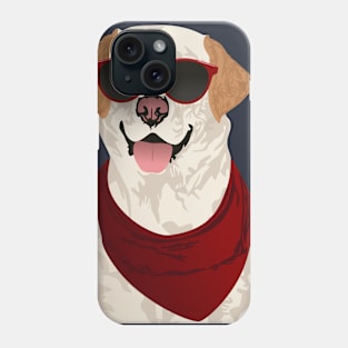 Funky Labrador Retriever for Dog Lovers Phone Case