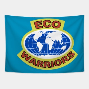 Eco-Warriors Logo Tapestry