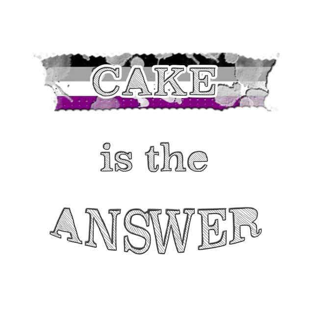 Cake is the answer by itsatshirt