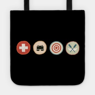 Adventure Scout Badges - long set 2 Tote