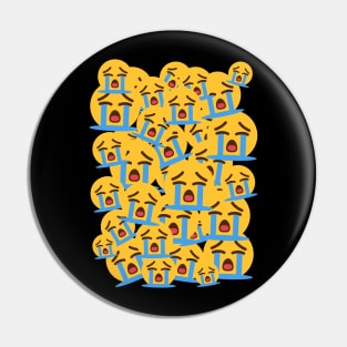 Crying Emoji Pin