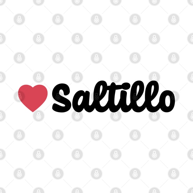 Saltillo Mexico Heart Script by modeoftravel