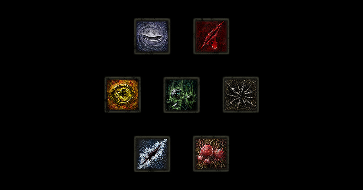 Elden Ring Status Effects Elden Ring Sticker TeePublic