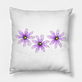 Lilac And Purple Flowers Pillow