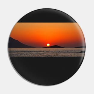 Dodecanese sunset Pin