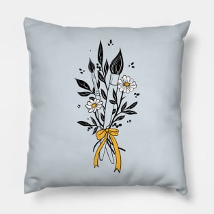 Paint Brush Bouquet Pillow