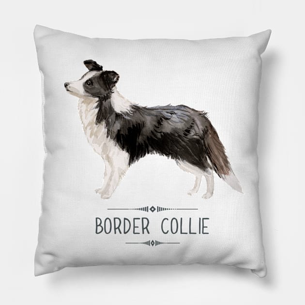 Border Collie Pillow by bullshirter